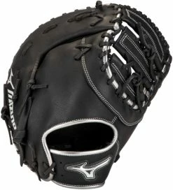 12.5 Inch Mizuno MVP Prime SE GXF50PSE8-Black/Silver Adult Baseball Firstbase Mitt