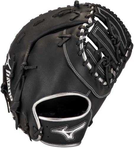 12.5 Inch Mizuno MVP Prime SE GXF50PSE8-Black/Silver Adult Baseball Firstbase Mitt