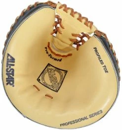 33.5 Inch All-Star The Donut CM1000TM Full Size Catcher's Mitt For Improving Transfer Speeds
