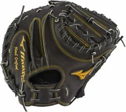 33.5 Inch Mizuno Pro GMP2BK-335C Adult Catcher Baseball Mitt 312663