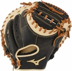 33.5 Inch Mizuno Pro Select GPS1BK-335C Adult Catcher Baseball Mitt 312671