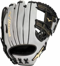 11.75 Inch Mizuno Pro Select GPS1BK-601S2 Adult Infield Baseball Glove 312982