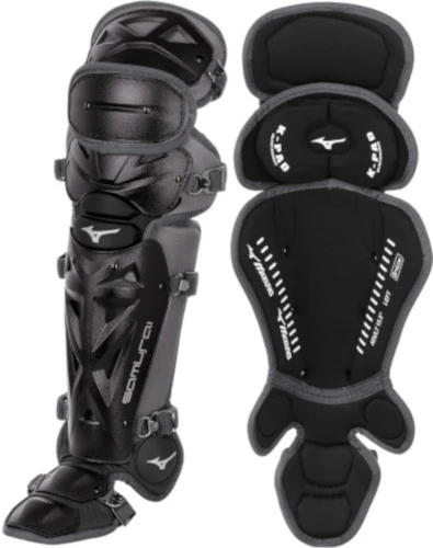 Mizuno Samurai 380408 Adult 16.5 Inch Baseball Leg Guards