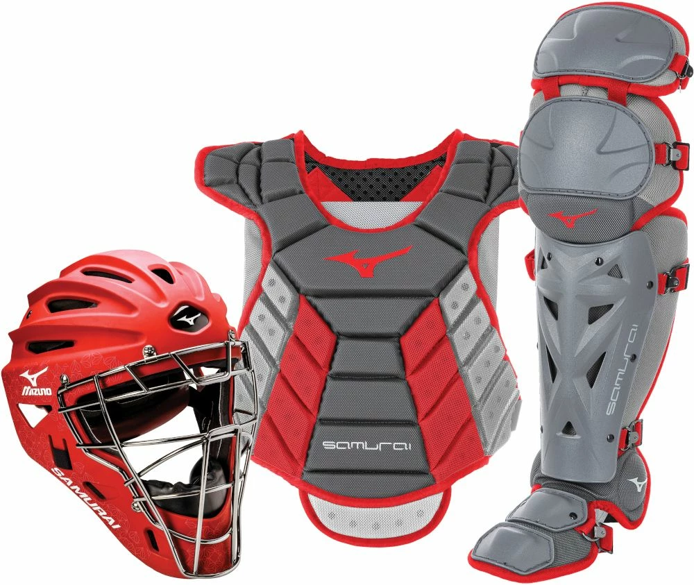 Mizuno Samurai 380422 Women's Fastpitch Softball Intermediate Catcher's Gear Set - Image 8